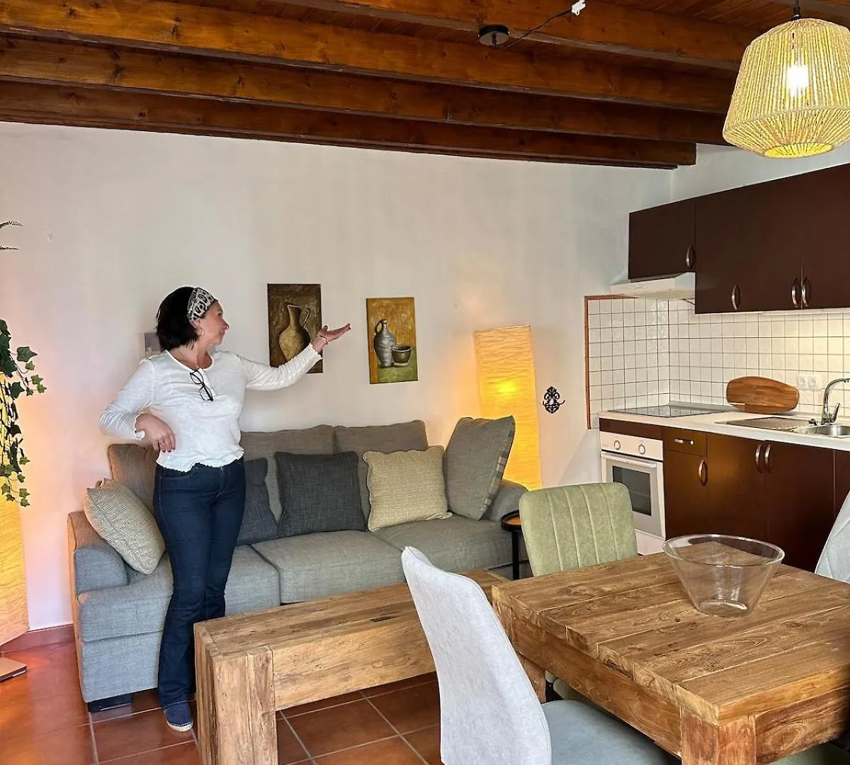 Lägenhet Cozy Canarian Guesthouse With Large Garden Teguise